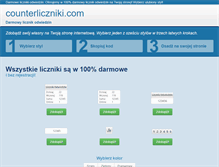 Tablet Screenshot of counterliczniki.com